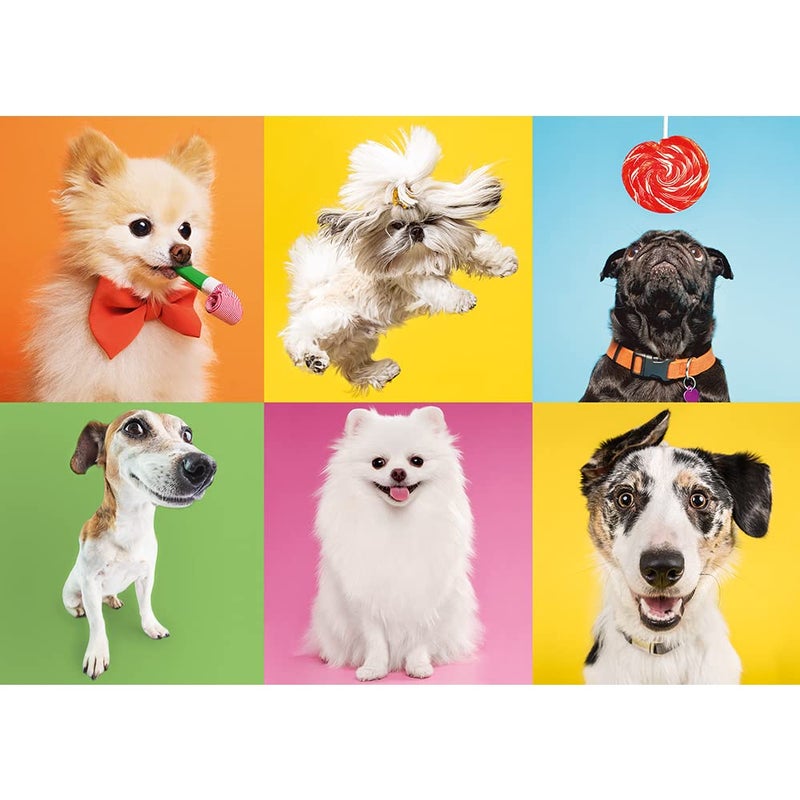 Trefl Dogs 500 Piece Jigsaw Puzzle Red 19"x13" Print, DIY Puzzle, Creative Fun, Classic Jigsaw for Adults and Children from 10 Years Old - Image 2